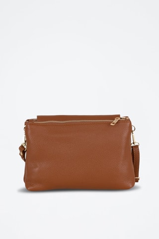 Sac bandoulière en cuir Fonzaso - Marron