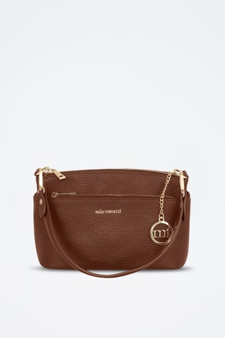 Sac bandoulière en cuir Bardolino - Marron