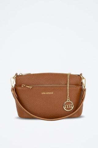 Sac bandoulière en cuir Bardolino - Marron