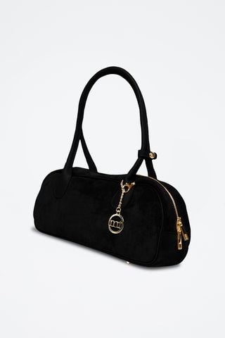 Sac porté épaule en cuir Venosta - Noir