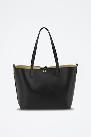 Sac porté épaule en cuir Venosta - Noir