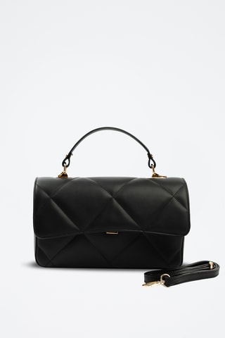 Sac à main en cuir Sovata - Noir