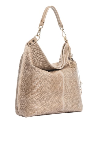 Cabas en cuir Niguarda - Taupe