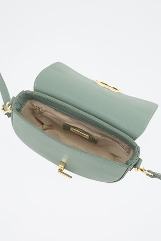 Sac bandoulière en cuir Azario - Vert