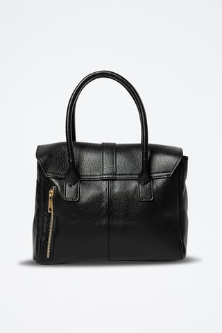 Sac à main en cuir Venosta - Noir - Noir