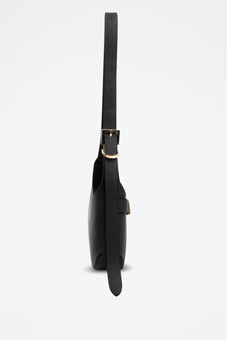 Sac bandoulière en cuir Sorra - Noir