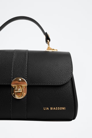 Sac à main en cuir Carsia - Noir