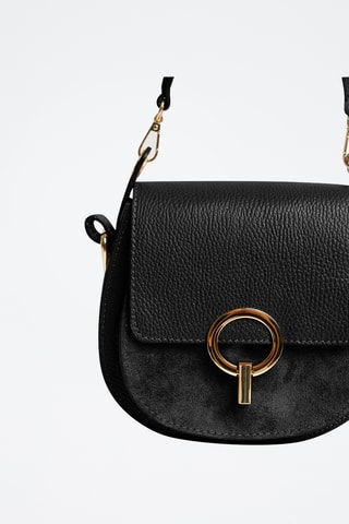 Sac à main en cuir Catona - Noir