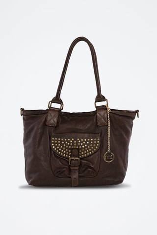 Cabas en cuir Sirio - Marron