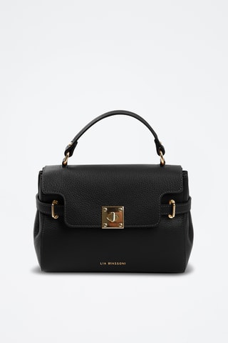 Sac à main en cuir Carza - Noir