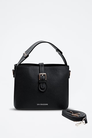 Sac à main en cuir Sinello - Noir