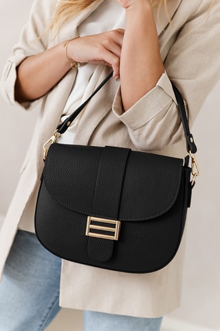 Sac à main en cuir Sangro - Noir