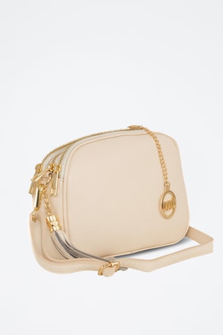 Sac bandoulière en cuir Gradisca - Beige