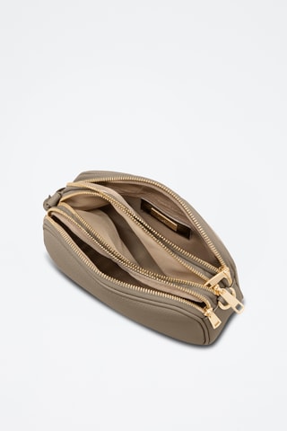 Sac bandoulière en cuir Gradisca - Taupe