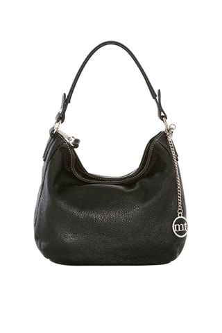 Sac porté épaule en cuir Molise - Noir