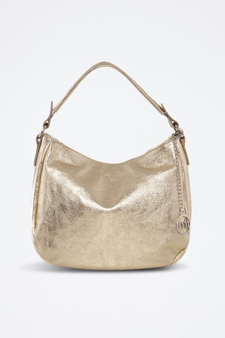 Sac porté épaule en cuir Molise - Argenté