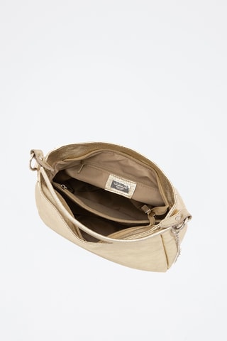 Sac porté épaule en cuir Molise - Argenté
