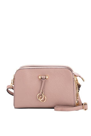 Sac bandoulière en cuir Certosa - Rose