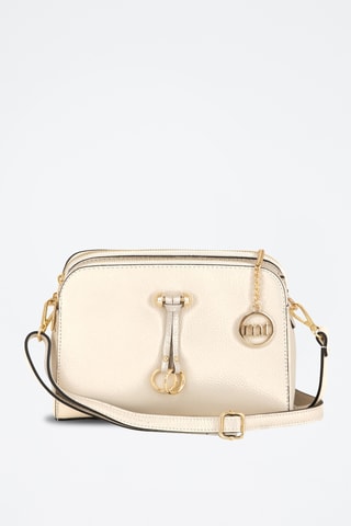 Sac bandoulière en cuir Certosa - Gris