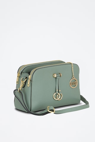 Sac bandoulière en cuir Certosa - Vert