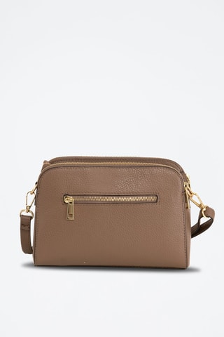 Sac bandoulière en cuir Certosa - Taupe