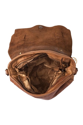 Sac bandoulière en cuir Cinisello - Marron