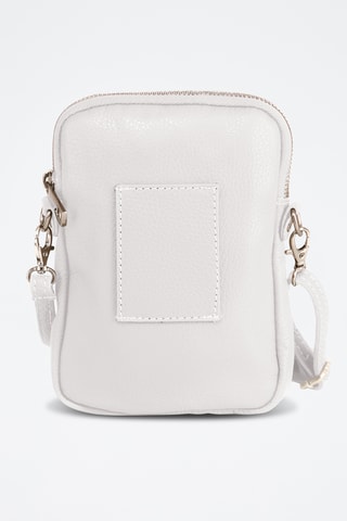 Sac bandoulière en cuir Paglia - Blanc