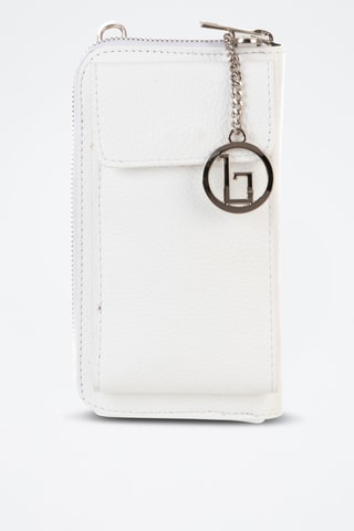 Sac bandoulière en cuir Cerca - Blanc