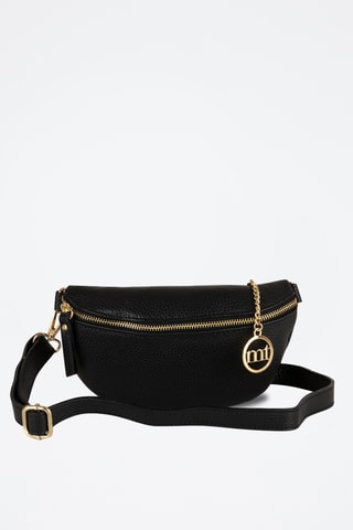 Sac bandoulière en cuir Perugino - Noir