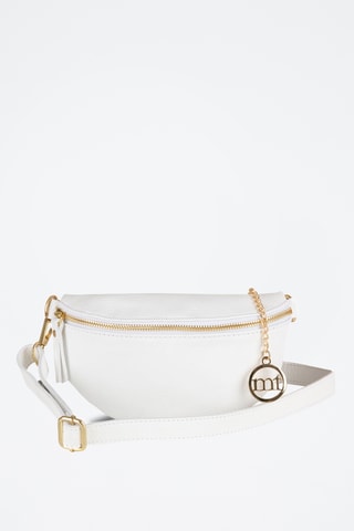 Sac bandoulière en cuir Perugino - Blanc