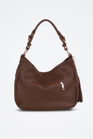 Sac porté épaule en cuir Monate - Marron