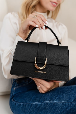 Sac à main en cuir Archiano - Noir
