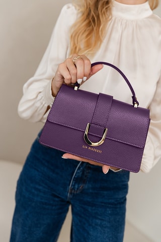 Sac à main en cuir Archiano - Violet