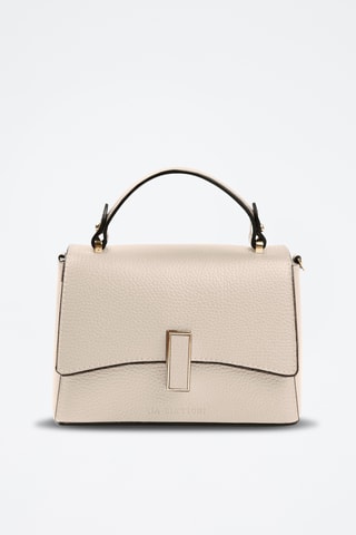 Sac à main en cuir Fegana - Beige