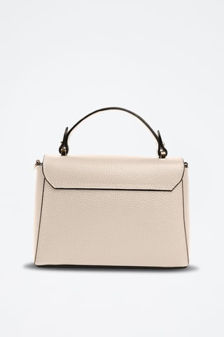 Sac à main en cuir Fegana - Beige