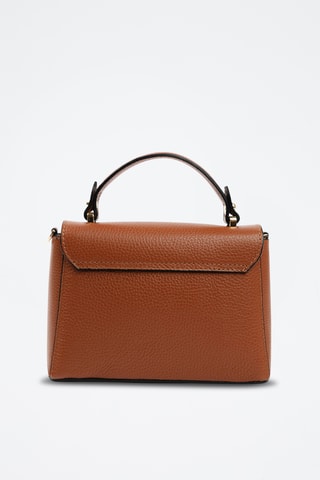 Sac à main en cuir Fegana - Marron