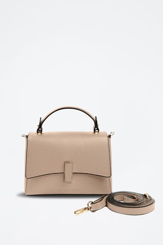 Sac à main en cuir Fegana - Beige