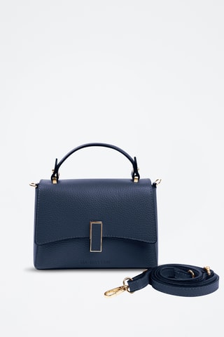 Sac à main en cuir Fegana - Bleu marine