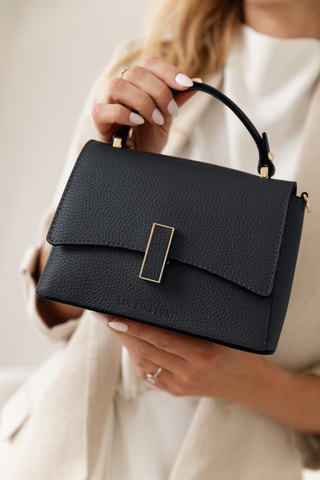 Sac à main en cuir Fegana - Noir