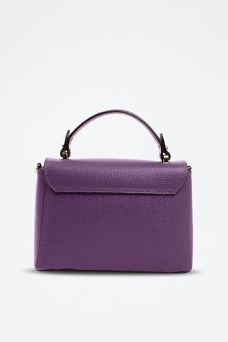Sac à main en cuir Fegana - Violet