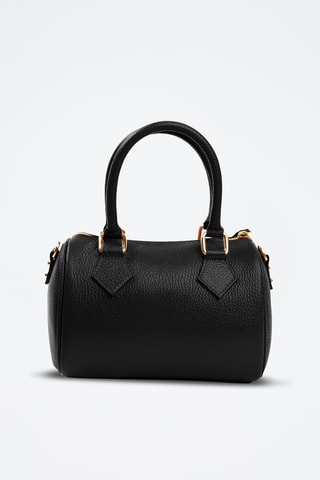 Sac bandoulière en cuir Resco - Noir