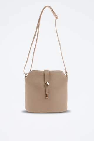 Sac bandoulière en cuir Cerfone - Beige
