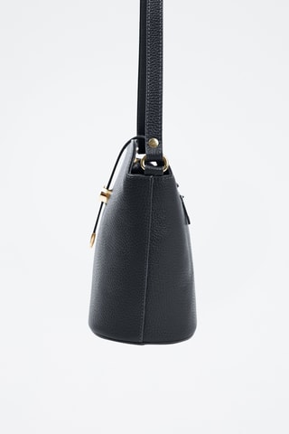 Sac bandoulière en cuir Cerfone - Noir