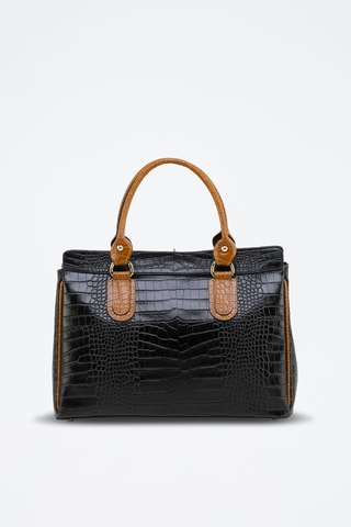 Sac à main en cuir Nure - Noir