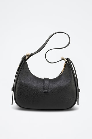 Sac bandoulière en cuir Annunziata - Noir