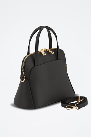 Sac à main en cuir Bozzone - Noir