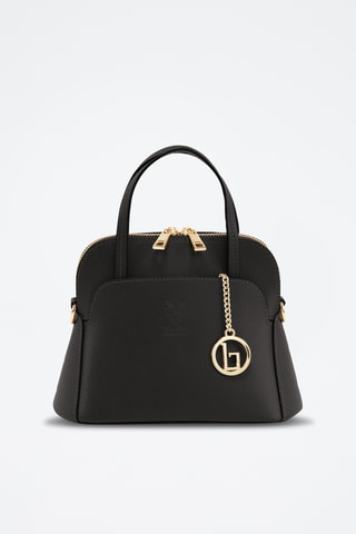 Sac à main en cuir Bozzone - Noir