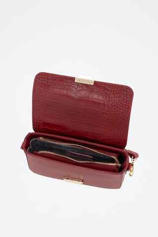 Sac bandoulière en cuir Nicito - Rouge