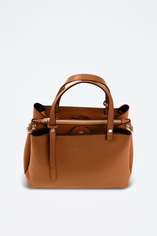 Sac à main en cuir Bardine - Marron