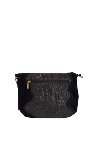 Sac bandoulière en cuir Endine - Noir